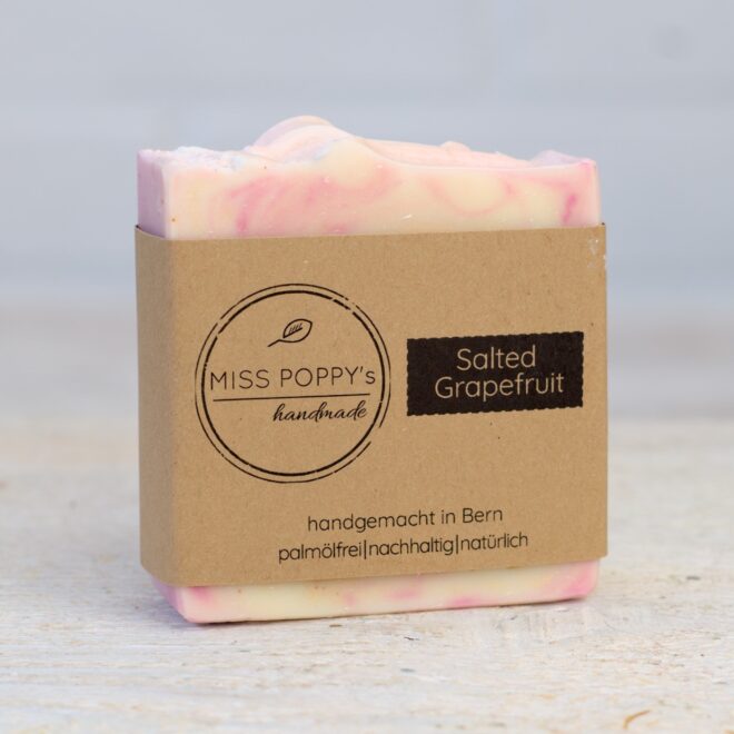 Handgemachte Seife von Miss Poppy's aus Bern, palmölfrei, nachhaltig und natürlich
